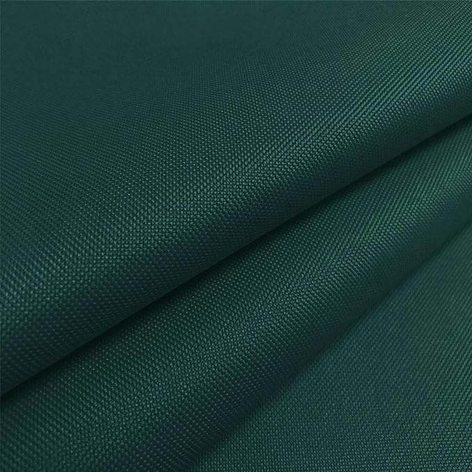 Foreate Waterproof Canvas Fabric by The Yard 600D Upholstery Fabric for Chairs 58" Wide Indoor Outdoor Water Resistant Canvas Polyester Material Sewing DIY Cloth, 1 Yard Green
