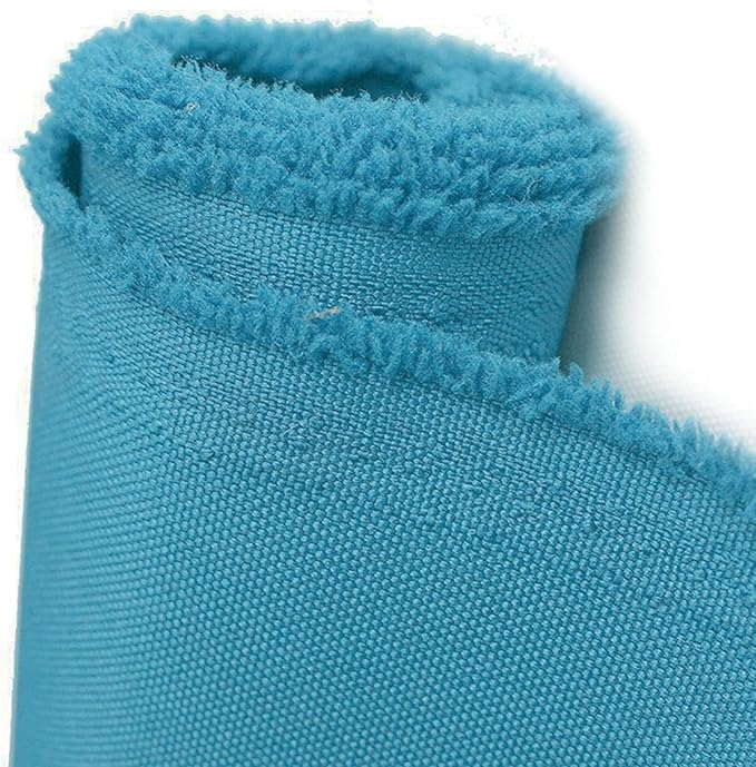 Foreate Waterproof Canvas Fabric by The Yard 600D Upholstery Fabric for Chairs 58" Wide Indoor Outdoor Water Resistant Canvas Polyester Material Sewing DIY Cloth, 3 Yards Cyan Blue