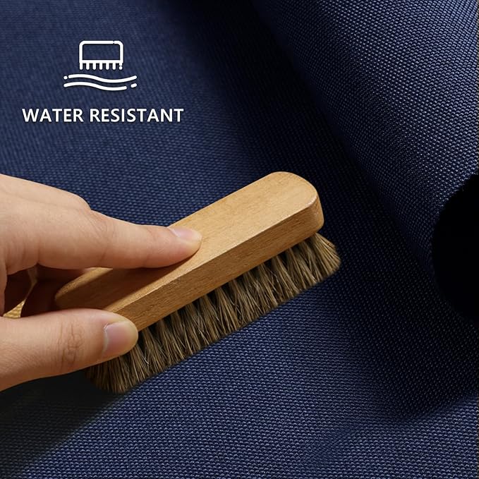 Waterproof Canvas Fabric by The Yard 58inch 600D Upholstery Material Polyester Fabric Outdoor Water Resistant Fabric for Sewing Chair Patio Cushion Purse Bag Interior, 12 Yard Navy Blue