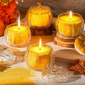 Conelist 2.2 lb Apple Pie Scented Pearled Candle Sand Wax Set Customized Powder Making Candles Refill Kit Palm Wax All Natural Non Toxic with 20 Wicks for Christmas Gifts DIY(Caramel Color)