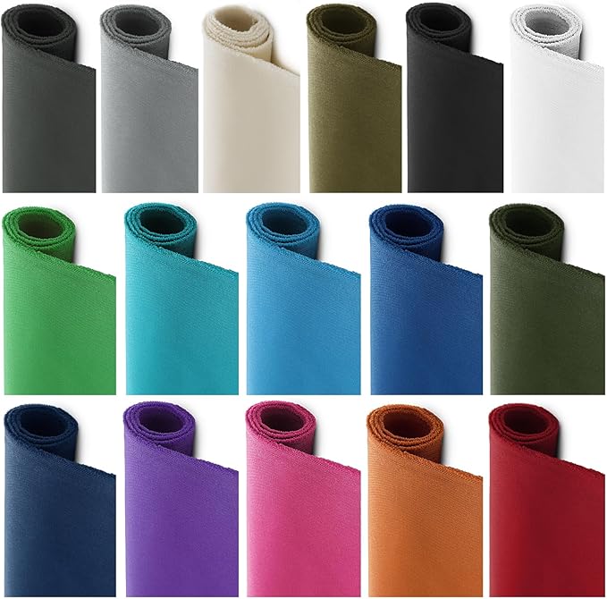 1200D Thicken Waterproof Canvas Fabric by The Yard 58" W Water-Resistant Polyester Fabric Heavy Duty Upholstery Material for Outdoor Indoor Marine Awning Tent Boat Chairs DIY, 8 Yards Blue