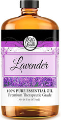 Oil of Youth Lavender Essential Oil Pure for Diffuser, Aromatherapy, Calming & Relaxation (16oz Bulk)