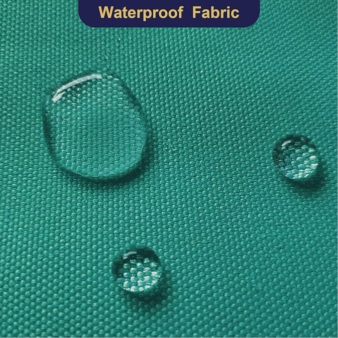 Foreate Waterproof Canvas Fabric by The Yard 600D Upholstery Fabric for Chairs 58" Wide Indoor Outdoor Water Resistant Canvas Polyester Material Sewing DIY Cloth, 10 Yards Teal