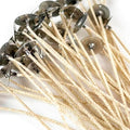 6" Eco Candle Making Wicks, Self-Trimming Design, Coreless Cotton Wicks for Candle Making, Ideal for DIY, Ideal for Low Melt-Point Waxes, Size ECO-4, Pack of 100
