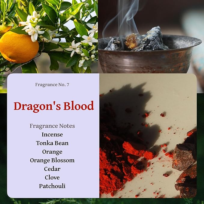 RUTH & ROSE | Dragon's Blood | 100% Beeswax Scented Candles for Home, 8oz, +65 Hours Burn Time, Aromatherapy Non Toxic Candles, Gift for Women & Men, Made in USA, Perfect for Travel or Gifting