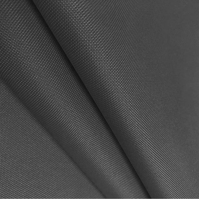 Foreate Waterproof Canvas Fabric by The Yard 600D Upholstery Fabric for Chairs 58" Wide Indoor Outdoor Water Resistant Canvas Polyester Material Sewing DIY Cloth, 8 Yards Grey