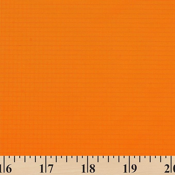 Ottertex Nylon Ripstop Fabric Waterproof Heavy Duty Outdoor Lightweight By The Yard Wholesale - Orange (1 Yard)