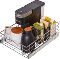 HOLDN’ STORAGE Pull Out Cabinet Organizer, Slide Out Drawer for Kitchen Cabinets & Pantry, Roll Out Shelf for Pots, Pans & Under Sink Storage, Heavy-Duty Full-Extension, 14"W x 21"D x 5"H