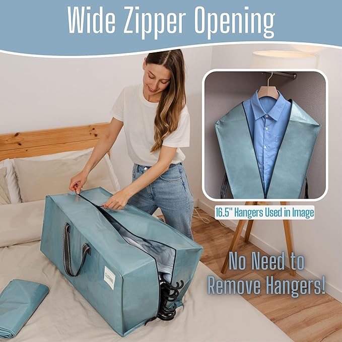 VENO 6 Pack Heavy Duty Moving Bags with Backpack Straps, Zippers & Handles, Extra Large Packing Bags for College Dorm Essentials, Moving Supplies Alternative to Cardboard Moving Boxes