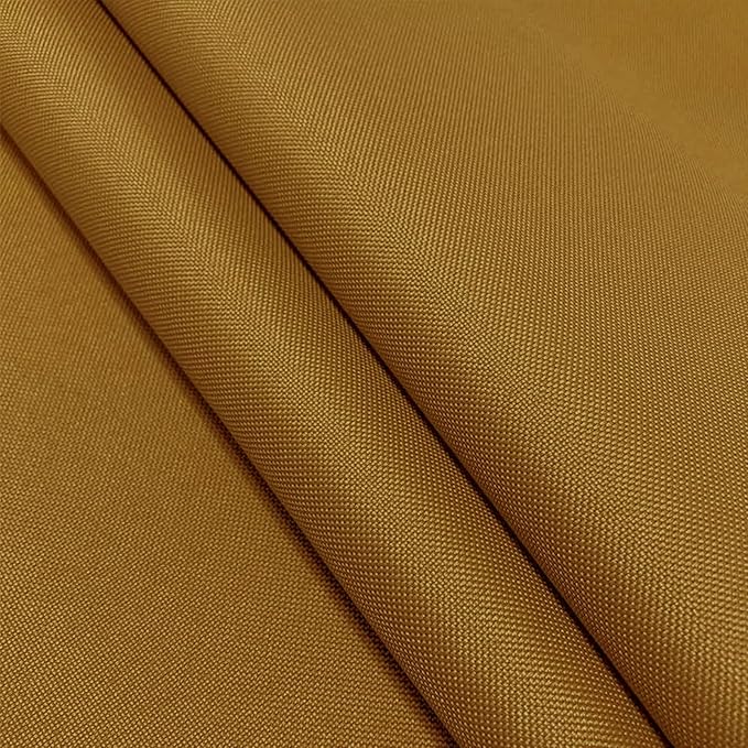 Foreate Waterproof Canvas Fabric by The Yard 600D Upholstery Fabric for Chairs 58" Wide Indoor Outdoor Water Resistant Canvas Polyester Material Sewing DIY Cloth, 3 Yards Light Brown