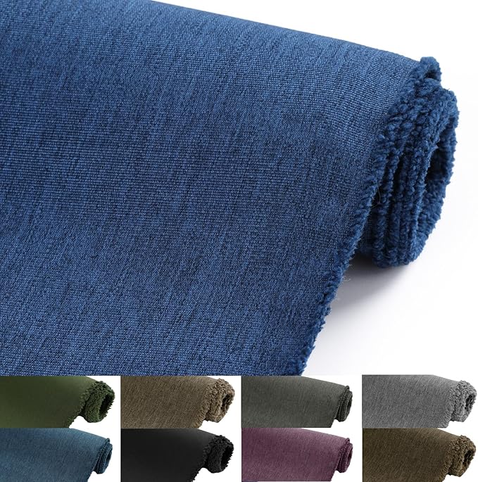 Waterproof Canvas Fabric by The Yard, 58inch 600D Upholstery Fabric Polyester Material Outdoor Water Resistant Material for Sewing Chair Patio Cushion Bag Sofa Seat Repair, 2 Yard Light Blue