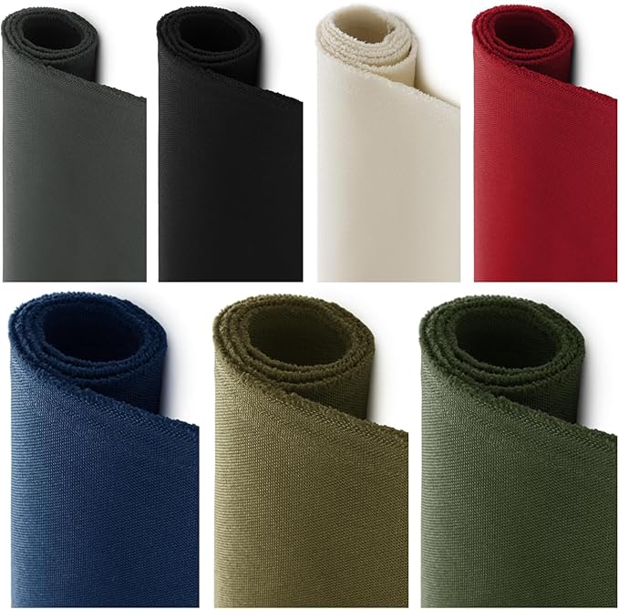1200D Thicken Waterproof Canvas Fabric by The Yard 58" W Water-Resistant Polyester Fabric Heavy Duty Outdoor Upholstery Material for Chair Patio Cushion Furniture Cover Sewing DIY, 1 Yard Blue