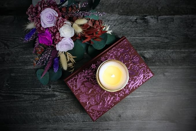 Aira Soy Candle – Apple Cinnamon – 12 oz Mason Jar – Hand-Poured USA – Long-Lasting Vegan Soy Wax Candle – Cozy Fall & Holiday Aromatherapy – Paraffin-Free, Kosher, Cruelty-Free