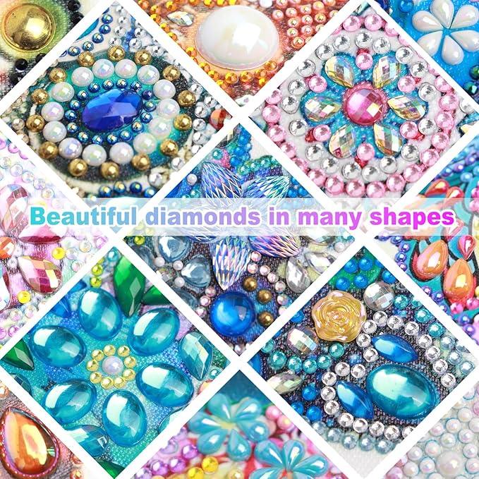 Christmas Penguins 5D Special Shape Diamond Art Kits for Beginners, Christmas Winter Theme Diamonds Painting Kits for Adults,DIY Crystal Rhinestones Diamond Paintings for Home Wall Decor 12×12Inch