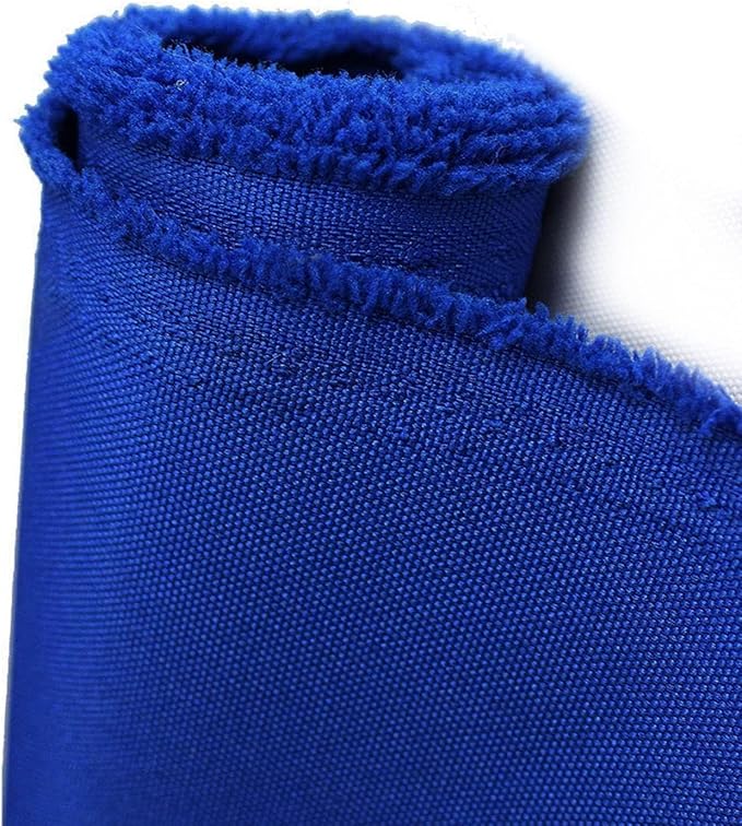 Foreate Waterproof Canvas Fabric by The Yard 600D Upholstery Fabric for Chairs 58" Wide Indoor Outdoor Water Resistant Canvas Polyester Material Sewing DIY Cloth, 8 Yards Royal Blue