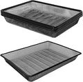 Metal Mesh Desk Organizer, Turn in Trays for Classroom School, Paper Letter Storage Basket for Teacher Office Home, and Storage Containers for Gift Wrap, and Crafts (6 Pack Black)