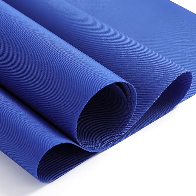 Nylon Fabric, 58"W 420D Waterproof Fabric 10 Yard Ripstop Nylon Material Outdoor Upholstery Twill Sewing Material for Patio Chair, Lining, Cushion, Purse, Tote Bag, Tent, Tarp Cover, DIY Project Blue