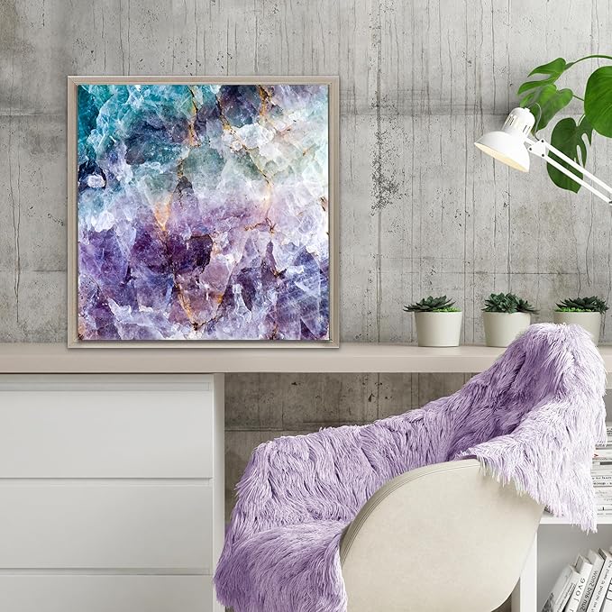 Pixy Canvas Floater Frame 34x34 for 1-1/2 (1.5) inch Deep Canvas Paintings/Canvas Prints/Wood Canvas Panels/Wall Art/Wall Decor/Home Decor/Artwork (Light Maple, 34 x 34 inch, Square)