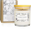 Aronica High End Hostess Gifts for Woman, Bamboo Jasmine Candle, Soy Candles for Home Scented, Non Toxic New Home Candle, Natural Summer Candles