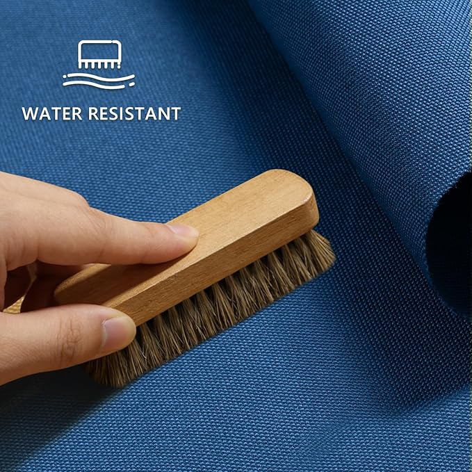 Waterproof Canvas Fabric by The Yard 58inch 600D Upholstery Material Polyester Fabric Outdoor Water Resistant Fabric for Sewing Chair Patio Cushion Purse Bag Interior, Pre Cut 3 Yard Ocean Blue