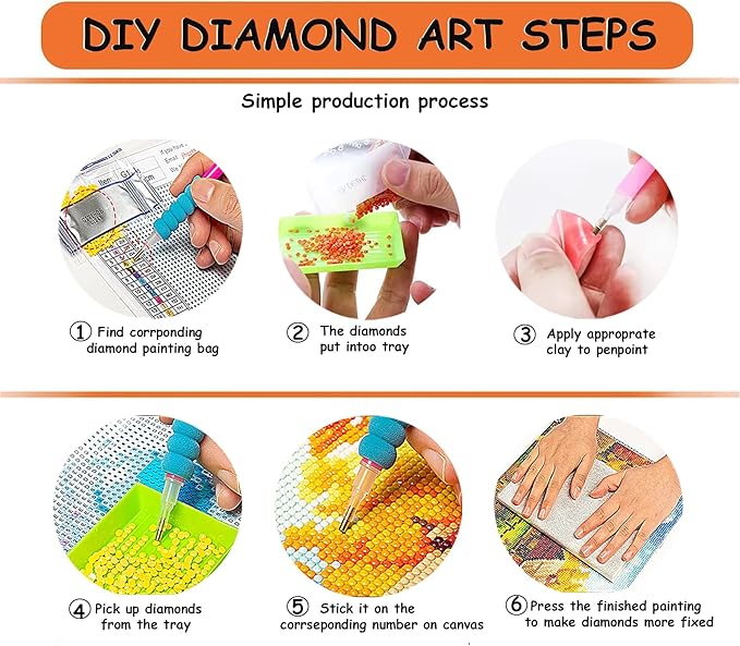 AREOPNMG Christmas 5D Diamond Painting Kits for Adults Beginners,DIY Winter Candles Diamond Art,Full Round Drill Diamond Dot Gem Art Kits,Sweet Home Wall Decor 12x16 Inch