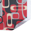 Ottertex Waterproof Printed Outdoor PFAS-Free 600 Denier UV Resistant Canvas Fabric by The Yard - for Sewing Or Upholstering Furniture, Awnings, Accessories, & More (Red Retro, 1 Yard)