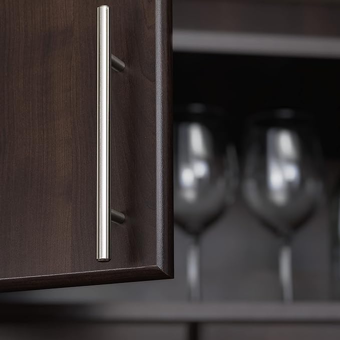 Prepac Brown Cabinet: Elite Wall Cabinet, EEW-3224 Garage Cabinet with Storage Shelf, Stackable 16"D x 32"W x 24"H, Perfect as a Garage Storage Cabinet with Doors and Shelves