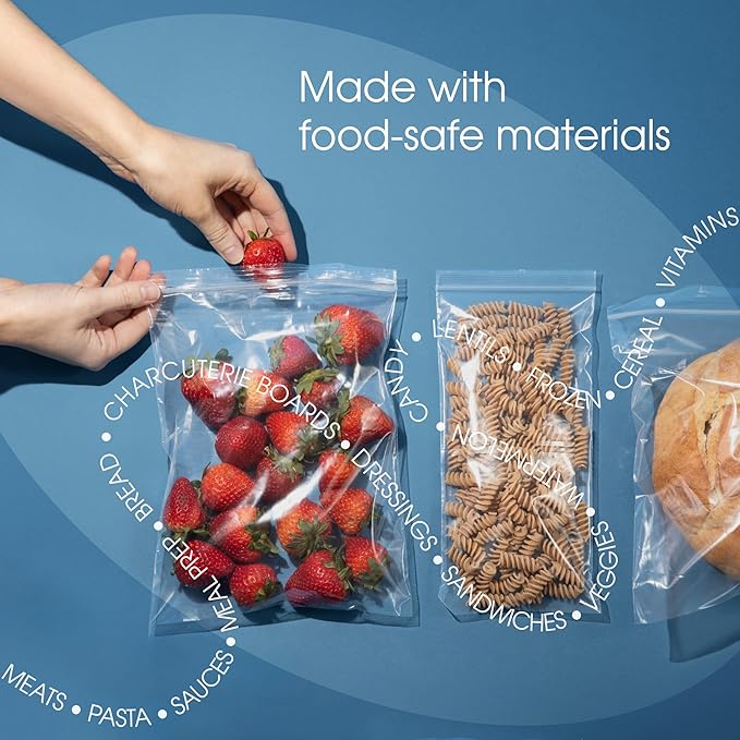 Spartan Industrial - 2” X 2” (200 Count) 2 Mil Clear Reclosable Zip Plastic Poly Bags with Resealable Lock Seal Zipper