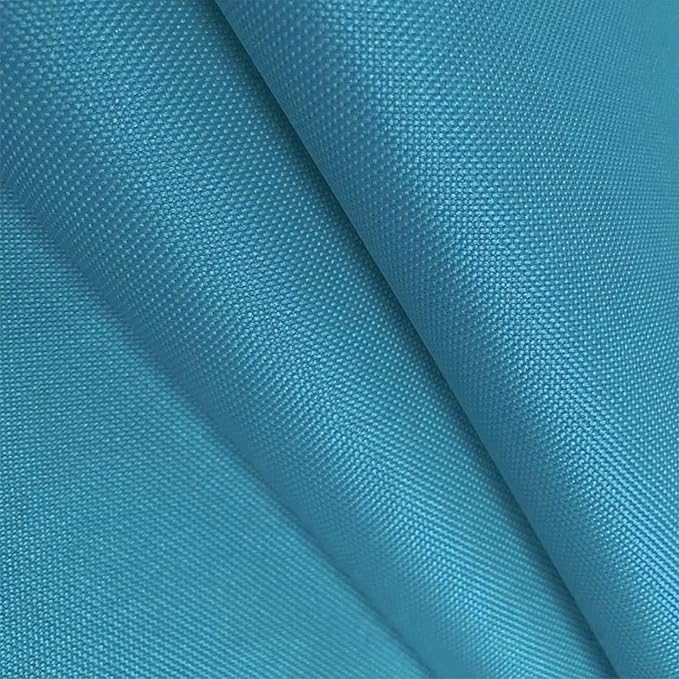 Foreate Waterproof Canvas Fabric by The Yard 600D Upholstery Fabric for Chairs 58" Wide Indoor Outdoor Water Resistant Canvas Polyester Material Sewing DIY Cloth, 3 Yards Cyan Blue