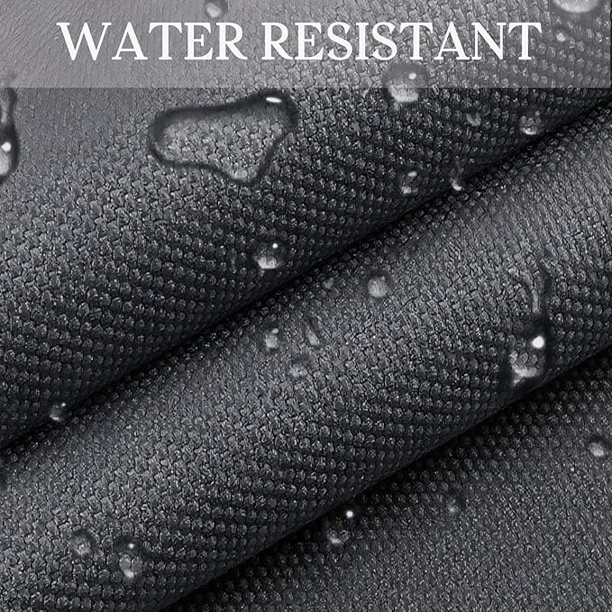 Waterproof Canvas Cloth Fabric by The Yard 60" W 600D Oxford Polyester Upholster Fabric Water Resistant Material for Outdoor Furniture Chair Cushion Cover DIY Sewing (3 Yards, Gray)