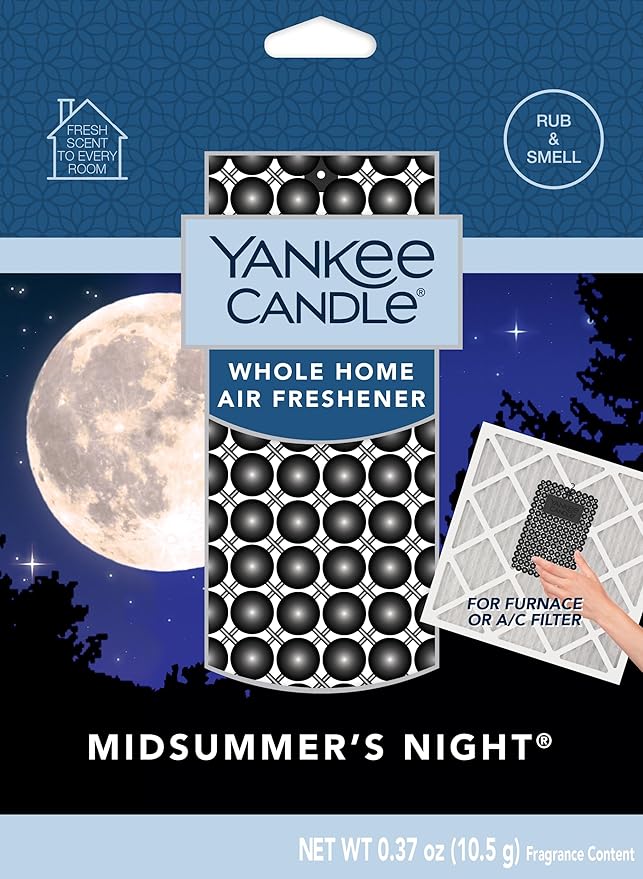Yankee Candle Whole Home Air Freshener Variety Pack (Midsummer's Night, Sparkling Cinnamon, Apple Pumpkin, & Sicilian Lemon) (3ea / Pack of 12)
