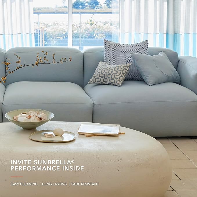 Sunbrella Outdoor Fabric by The Yard | Canvas Charcoal | Official Sunbrella Seller | Indoor or Outdoor Upholstery Fabric for Chairs, Cushions, Drapery, Pillows, Furniture