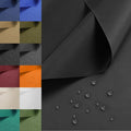 Nylon Fabric, 58"W 420D Waterproof Fabric 8 Yard Ripstop Nylon Material Outdoor Upholstery Twill Sewing Material for Patio Chair, Lining, Cushion, Purse, Tote Bag, Tent, Tarp Cover, DIY Project Black
