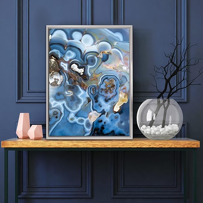 Pixy Canvas Floater Frame 14x20 for 1-1/2 (1.5) inch Deep Canvas Paintings/Canvas Prints/Wood Canvas Panels/Wall Art/Wall Decor/Home Decor/Artwork (Chrome, 14 x 20 inch, Portrait)