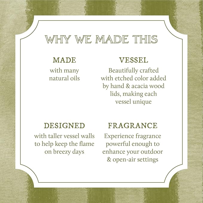 Thymes Scented Candles for Women & Men – Tin with Lid – Luxury Home Decor – Citronella Candles with Notes of Olive Leaf, Lemongrass, & Gardenia – Outdoor Decor (Citronella Grove, 6.5 oz) (Pack of 2)