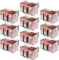 BlissTotes Clear Moving Bags Heavy Duty, 93L Extra Large Storage Bags with Zipper & Reinforced Handles, Waterproof PP Moving Totes for Clothes, Bedding, Comforters, Space Saving Storage (8 Pack)