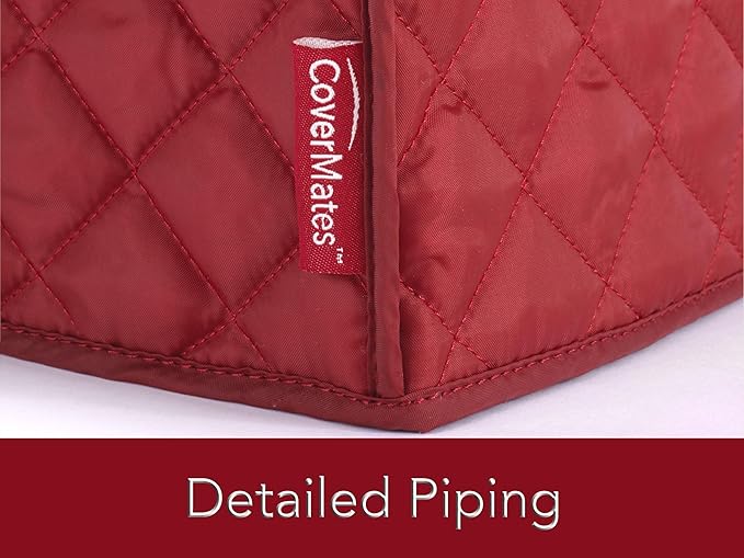 Covermates Keepsakes - Slow Cooker Cover - Dust Protection - Stain Resistant - Washable - Appliance Cover, Red