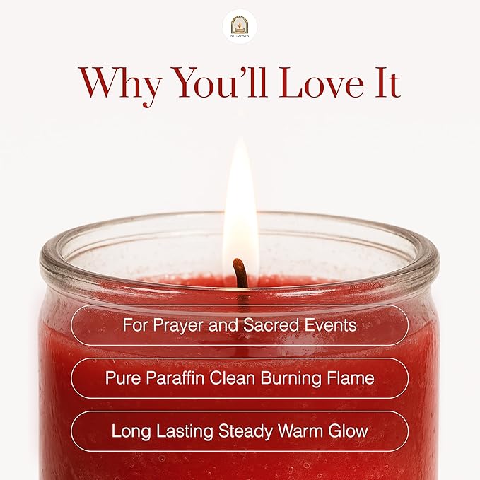 Bulk 3 Pack White 7 Day Candles in Glass Jar – Paraffin Wax, Clean Burning Unscented | Large & Tall Devotional Prayer Pillar Candles for Home, Memorial, Spells, Long Lasting