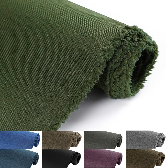 Waterproof Canvas Fabric by The Yard, 58inch 600D Upholstery Fabric Polyester Material Outdoor Water Resistant Material for Sewing Chair Patio Cushion Bag Sofa Seat Repair, 2 Yard Green