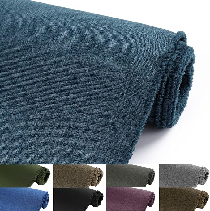 Waterproof Canvas Fabric by The Yard, 58inch 600D Upholstery Fabric Polyester Material Outdoor Water Resistant Material for Sewing Chair Patio Cushion Bag Sofa Seat Repair, 5 Yard Navy Blue