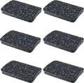 Heavy Duty Treadmill Mat Pads - 4 PCS Extra Thick 0.55" Shock Absorbing Rubber Pads - Maximum Vibration Isolation for Peloton and Heavy Gym Equipment - 4.7"x3.2"