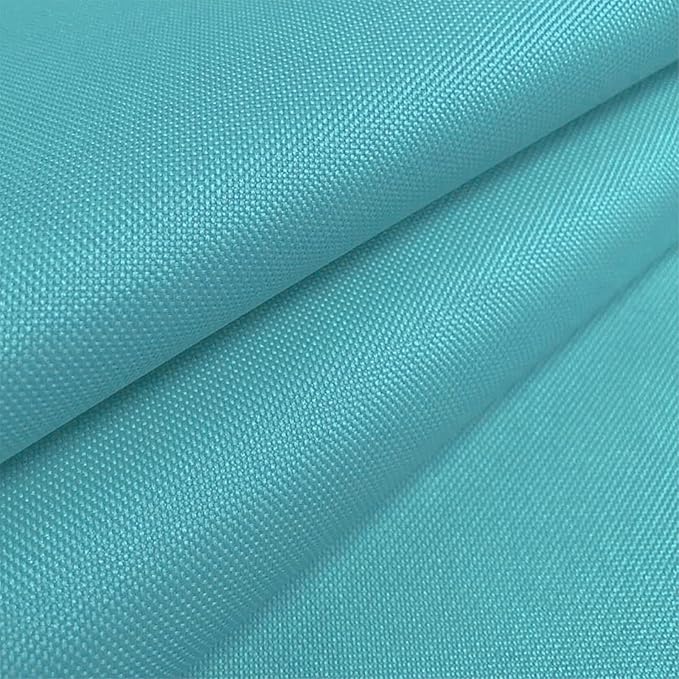 Foreate Waterproof Canvas Fabric by The Yard 600D Upholstery Fabric for Chairs 58" Wide Indoor Outdoor Water Resistant Canvas Polyester Material Sewing DIY Cloth, 1 Yard Pale Turquoise