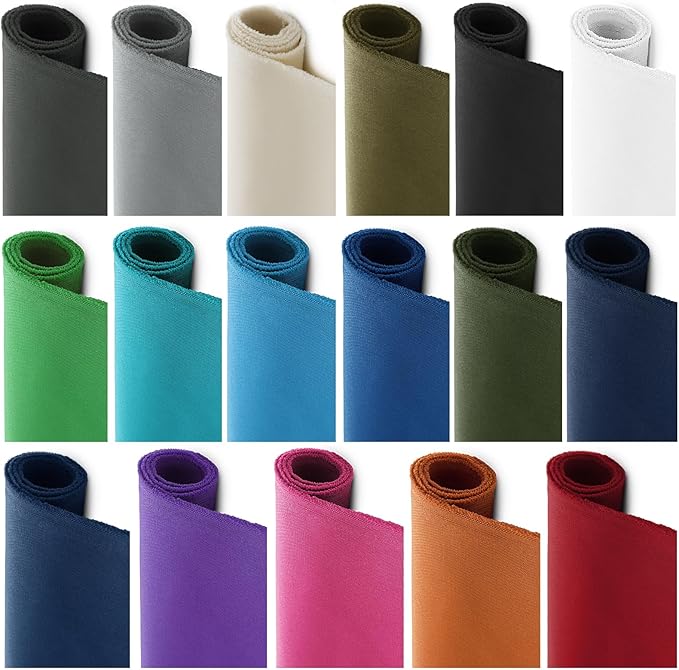 1200D Thicken Waterproof Canvas Fabric by The Yard 58" W Water-Resistant Polyester Fabric Heavy Duty Outdoor Upholstery Material for Chair Patio Cushion Furniture Cover Sewing DIY, 5 Yards Ivory