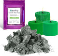Renfio Candle Dye, 2.11oz/60g Green Candle Dye for Soy Wax Highly Concentrated Wax Dye for Candle Making Bulk Blocks Colored Tealight Candles Coloring Dyes Chips Candle Making Kit - Green