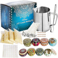 Yiodauh Candle Making Kit DIY Candle Making Supplies Kit Scented Tool Wax Melting Material Handmade Aromatherapy Crafts Gifts(Set 1)
