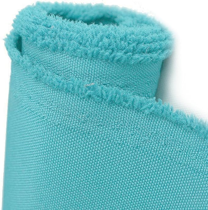 Foreate Waterproof Canvas Fabric by The Yard 600D Upholstery Fabric for Chairs 58" Wide Indoor Outdoor Water Resistant Canvas Polyester Material Sewing DIY Cloth, 1 Yard Pale Turquoise