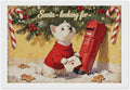Diamond Painting Kits for Adults - Cute Scottish Terrier Christmas Westie Dog Holding Santa Letter Painting DIY 5D Full Drill Diamond Dots Paintings with Diamonds Gem Art And Crafts Home Decor 8"x12"