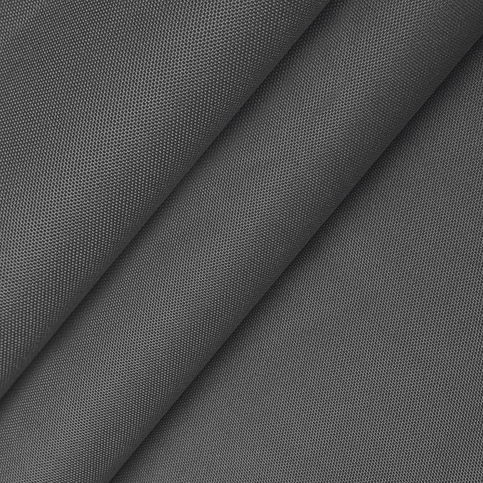 Foreate Waterproof Canvas Fabric by The Yard 600D Fade & UV Resistant Indoor Outdoor Oxford Fabric 58” W Upholstery Polyester Material for Patio Chairs Tent Camping DIY, 1 Yard Grey