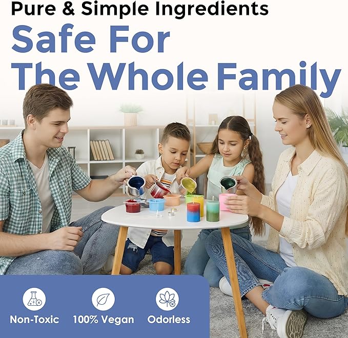 Colonial Blue Candle Dye - Made in The USA - Premium Colorants - Highly Concentrated - Popular Colors for Paraffin or Soy Wax - Great for Professionals or Hobbyist - 25 Dye Chips