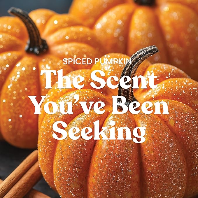 Yankee Candle Spiced Pumpkin, Fall Scented Candle, 22oz Large Jar with up to 150 Hour Burn Time, Giftable